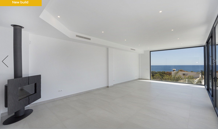 Modern luxury villa newly built with sea views in Les Bassetes Calpe